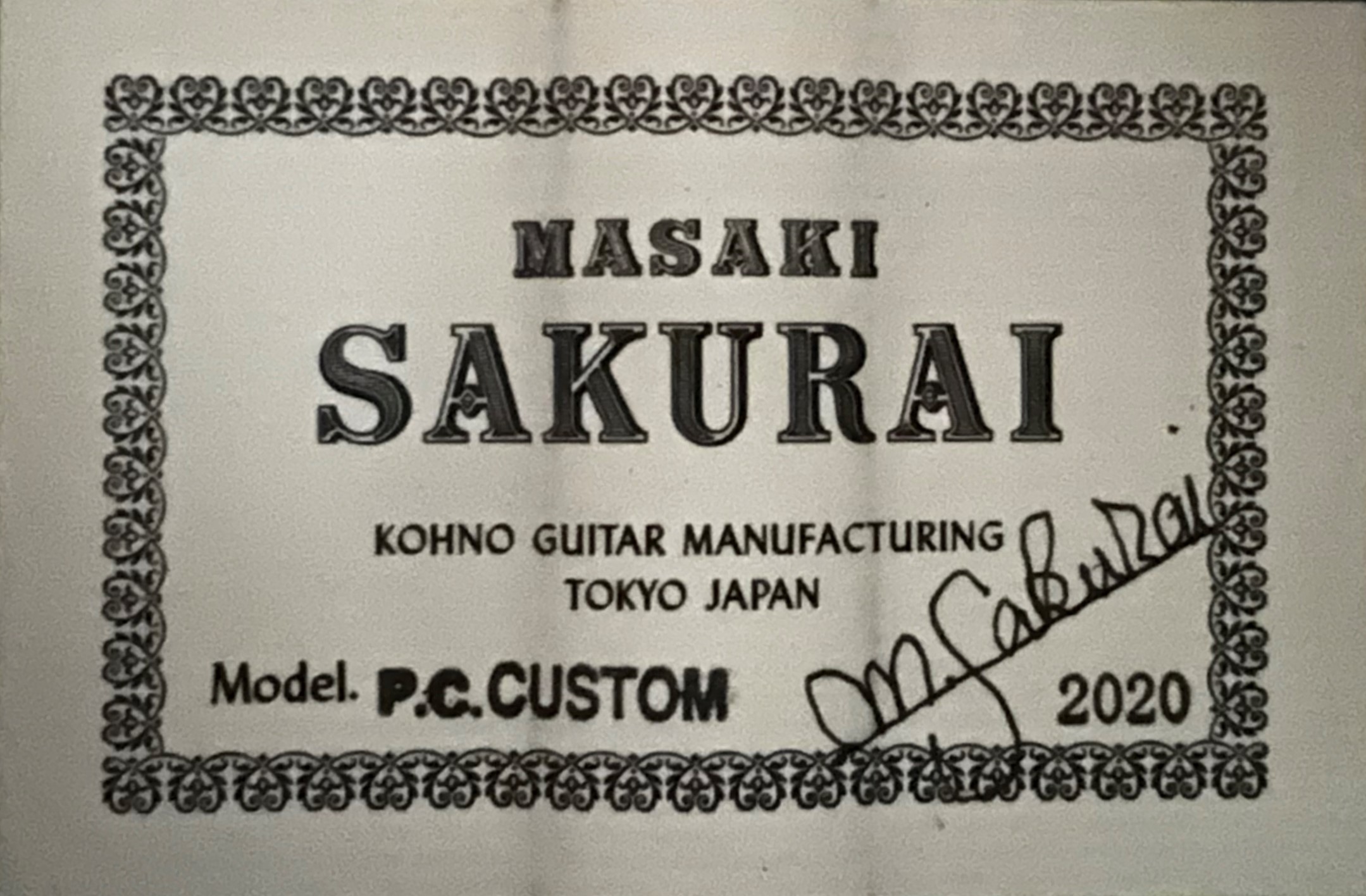 Masaki Sakurai P.C.Custom